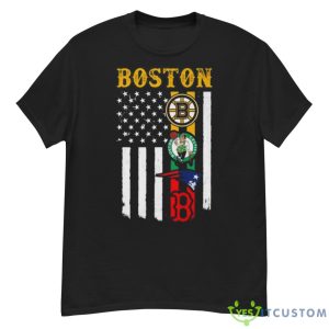 Boston City Of Champion American Flag Shirt - G500 Men’s Classic T-Shirt