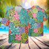 Brightly Colored Acrylic Succulent Hawaiian Shirt Product Photo 1