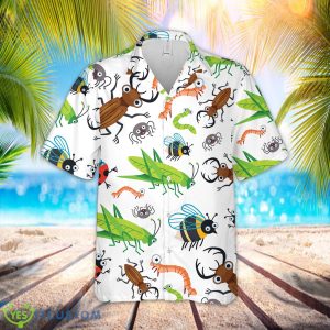 Childish Bright, Hawaiian Casual Button Shirt Product Photo 2