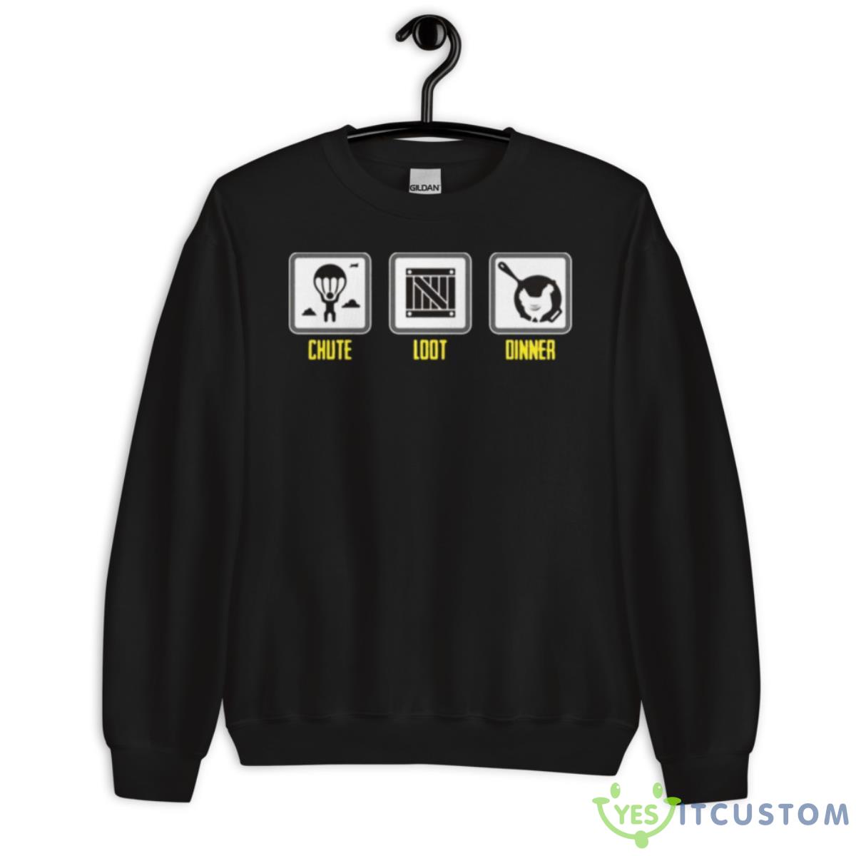 Chute Loot Dinner Pubg Shirt 13 Chute Loot Dinner Pubg Shirt - Unisex Crewneck Sweatshirt
