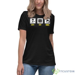 Chute Loot Dinner Pubg Shirt 11 Chute Loot Dinner Pubg Shirt - Women's Relaxed Short Sleeve Jersey Tee