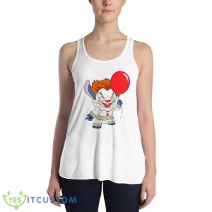 Clown IT x Stitch Halloween T Shirt Gift For Halloween - 8800 Women's Flowy Racerback Tank