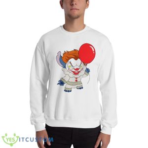 Clown IT x Stitch Halloween T Shirt Gift For Halloween - 18000 Unisex Heavy Blend Crewneck Sweatshirt