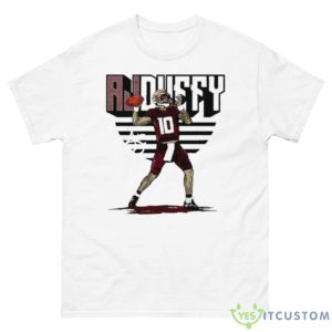 College Player Name Wht Shirt - 500 Men’s Classic Tee Gildan