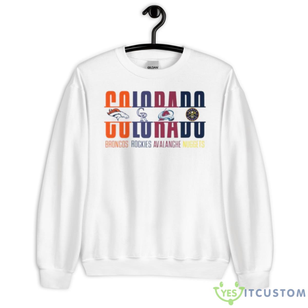 Colorado Broncos Rockies Avalanche And Nuggets Shirt 11 Colorado Broncos Rockies Avalanche And Nuggets Shirt - Unisex Heavy Blend Crewneck Sweatshirt