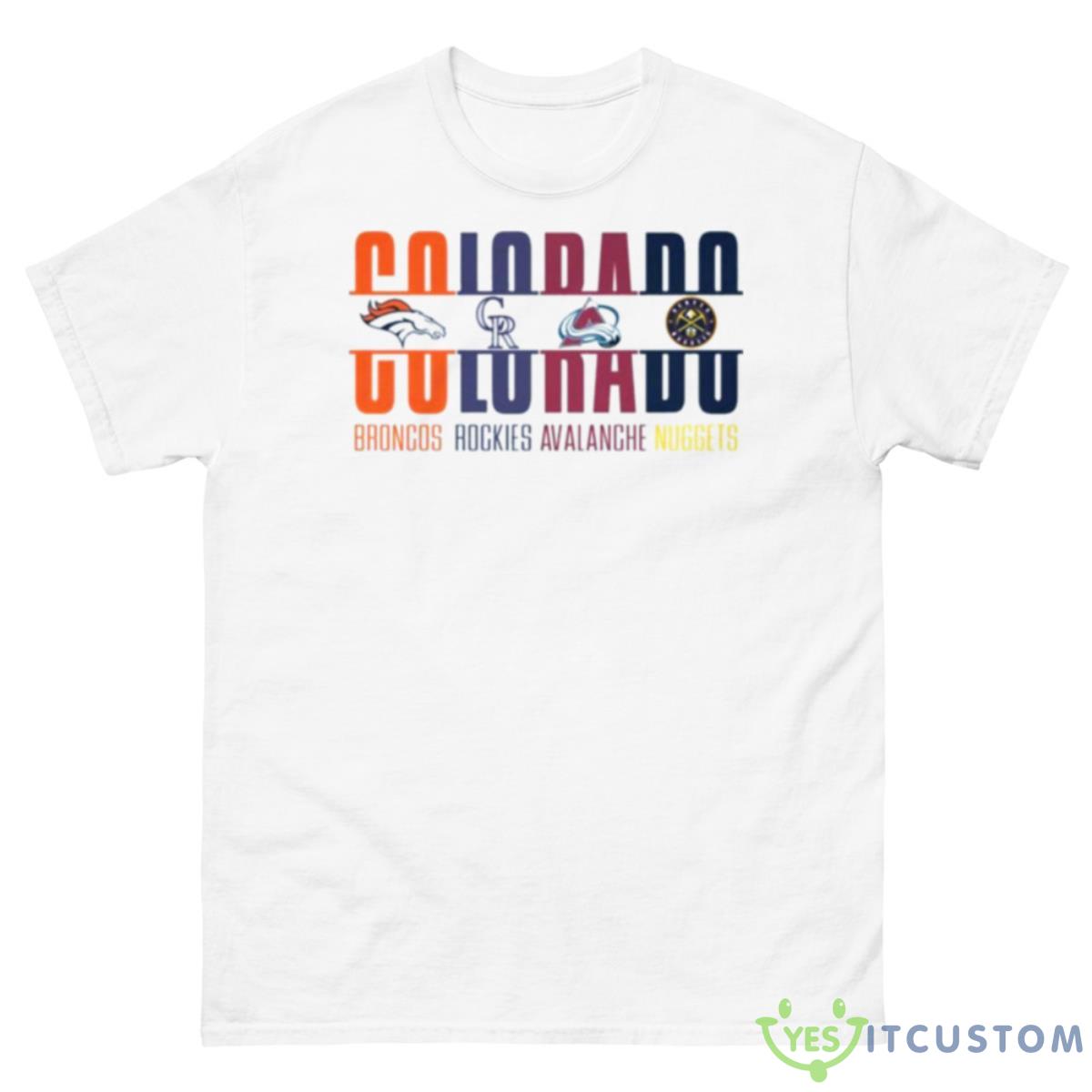 Colorado Broncos Rockies Avalanche And Nuggets Shirt 10 Colorado Broncos Rockies Avalanche And Nuggets Shirt - 500 Men’s Classic Tee Gildan