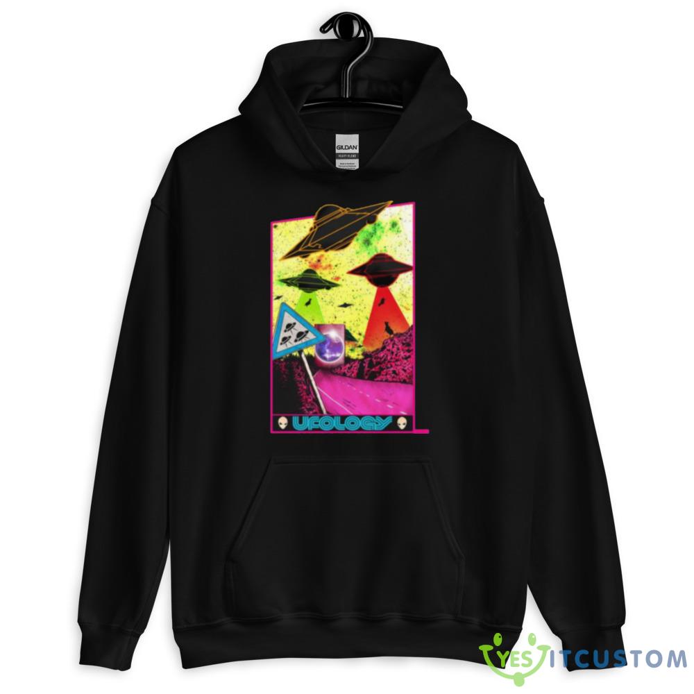 Colored Graphic Alien Ufology shirt 2 Colored Graphic Alien Ufology shirt - 18500 Unisex Heavy Blend Hooded Sweatshirt