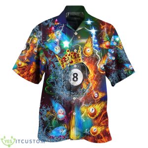 Crownd And Billiard Lovers Gift Hawaiian Shirt Product Photo 1
