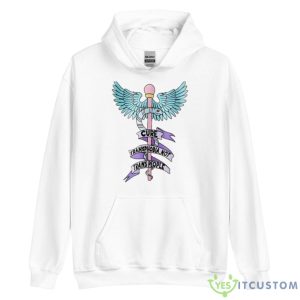 Cure Transphobia Not Trans People Shirt - Unisex Heavy Blend Hooded Sweatshirt