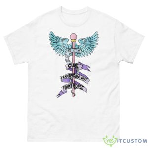 Cure Transphobia Not Trans People Shirt - 500 Men’s Classic Tee Gildan
