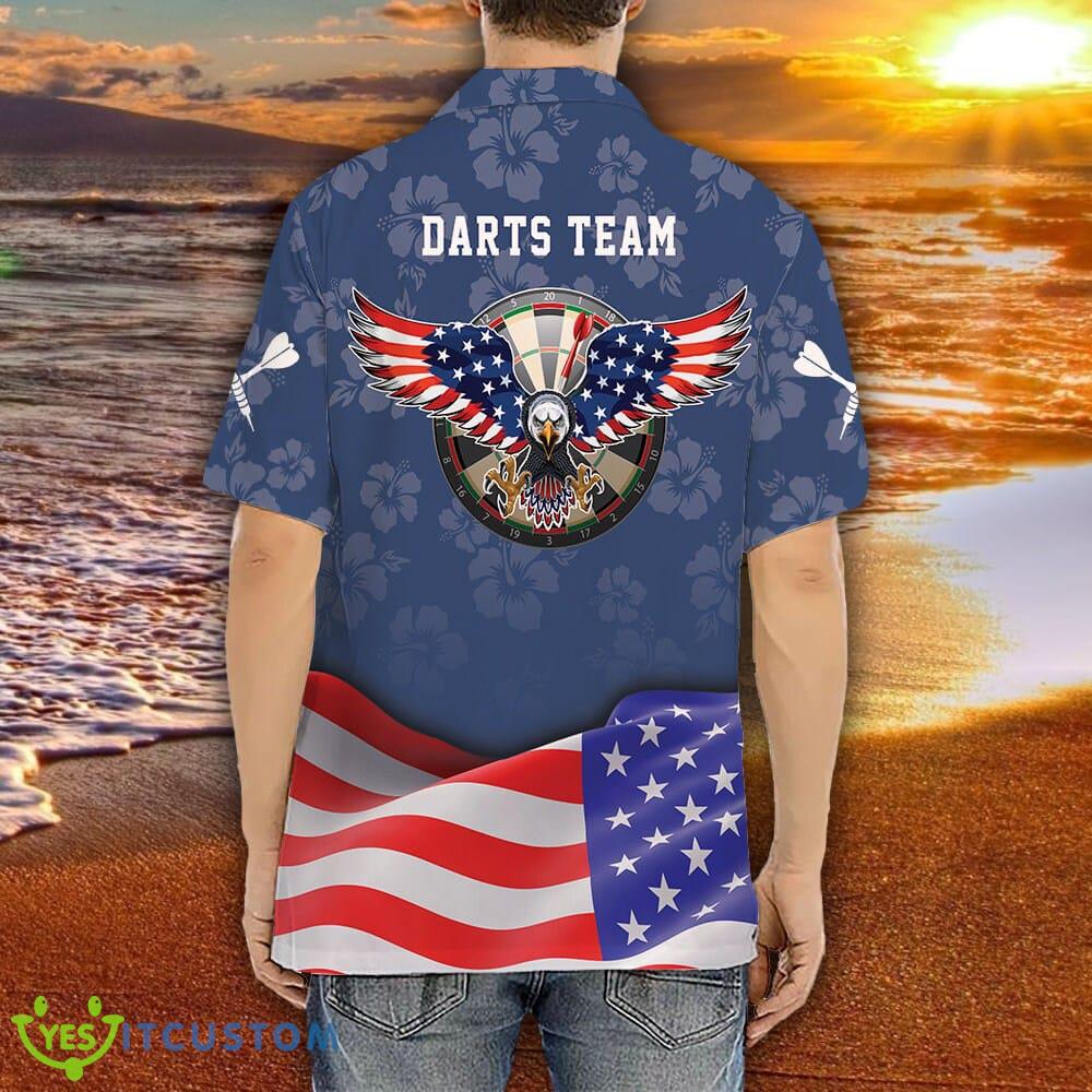 Custom Name Darts Hawaiian Shirt 7 Custom Name Darts Hawaiian Shirt - Personalized Darts Hawaiian Shirt, Gifts For Bachelor Party, Best Gifts for Men, Waving Flag Hawaii Shirt, Gift For Darts Lovers_3
