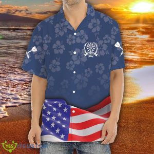 Custom Name Darts Hawaiian Shirt 5 Custom Name Darts Hawaiian Shirt - Personalized Darts Hawaiian Shirt, Gifts For Bachelor Party, Best Gifts for Men, Waving Flag Hawaii Shirt, Gift For Darts Lovers_4