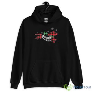 Dachshund Through The Snow Christmas Sweatshirt 7 Dachshund Through The Snow Christmas Sweatshirt - 18500 Unisex Heavy Blend Hooded Sweatshirt