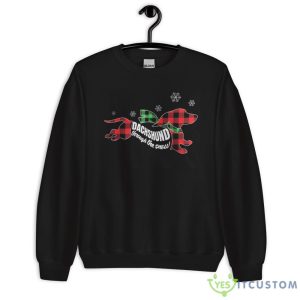 Dachshund Through The Snow Christmas Sweatshirt - 18000 Unisex Heavy Blend Crewneck Sweatshirt