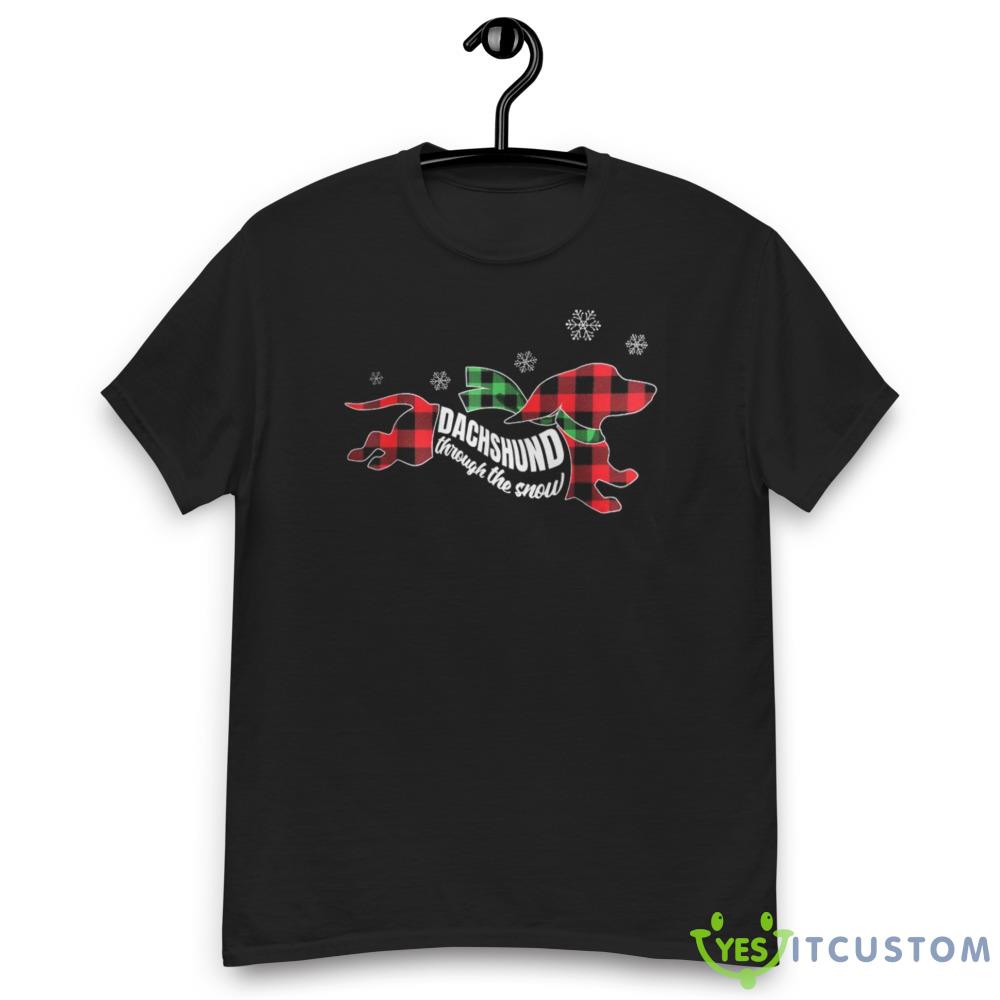 Dachshund Through The Snow Christmas Sweatshirt 6 Dachshund Through The Snow Christmas Sweatshirt - Men’s Classic Tee Gildan 5000