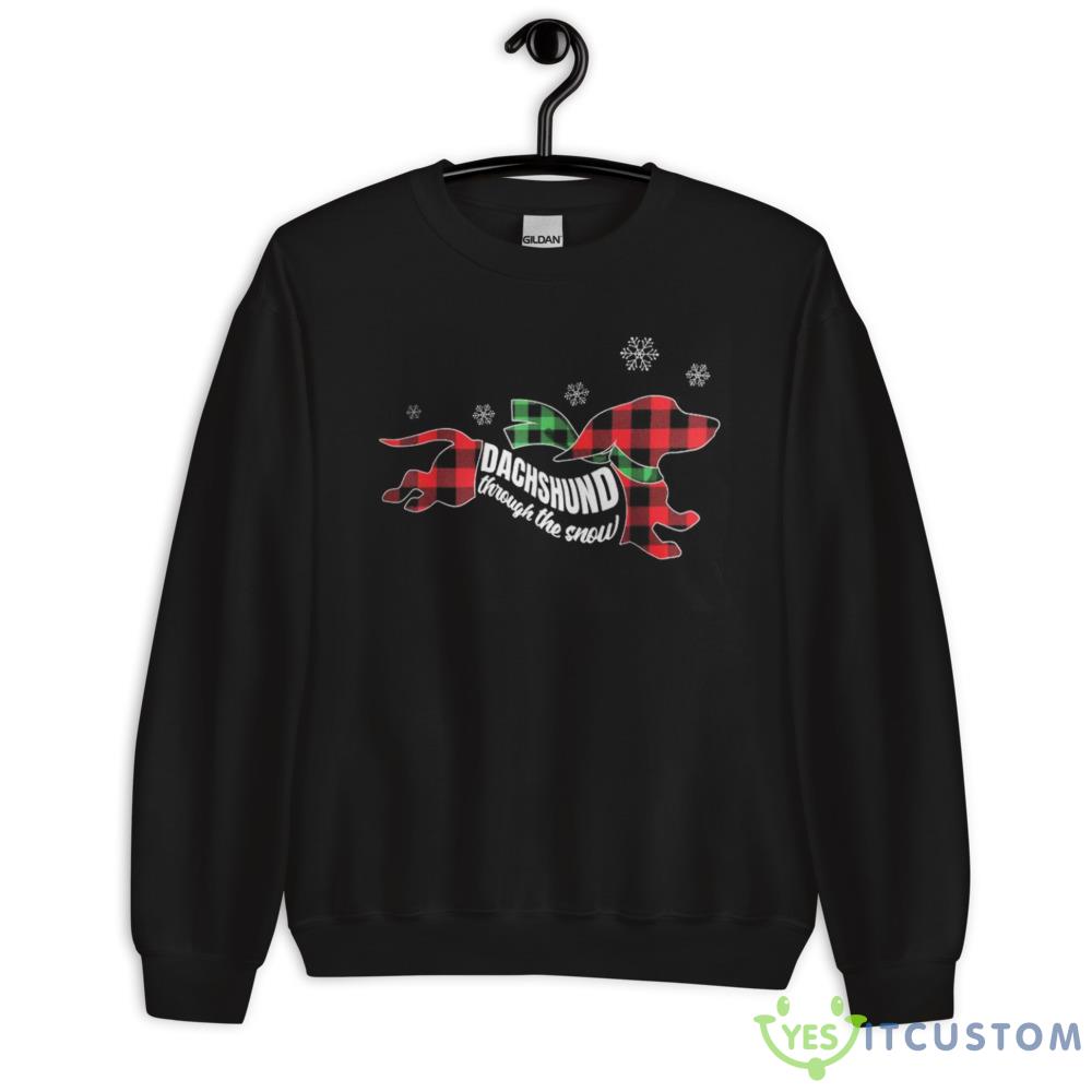Dachshund Through The Snow Christmas Sweatshirt 12 Dachshund Through The Snow Christmas Sweatshirt - 18000 Unisex Heavy Blend Crewneck Sweatshirt