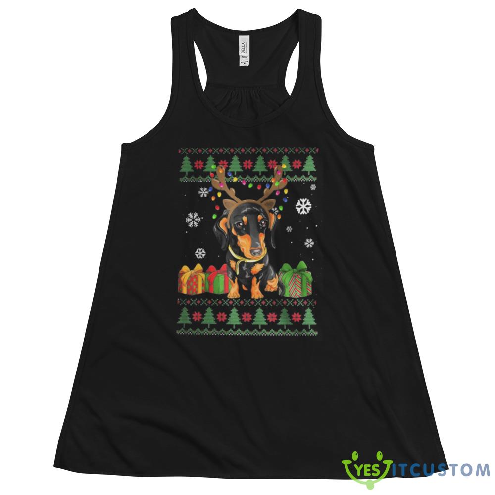 Dachshund Ugly Black Christmas Sweatshirt 13 dachshund ugly black christmas sweatshirt 3