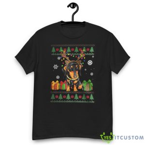 Dachshund Ugly Black Christmas Sweatshirt 11 Dachshund Ugly Black Christmas Sweatshirt - Men’s Classic Tee Gildan 5000