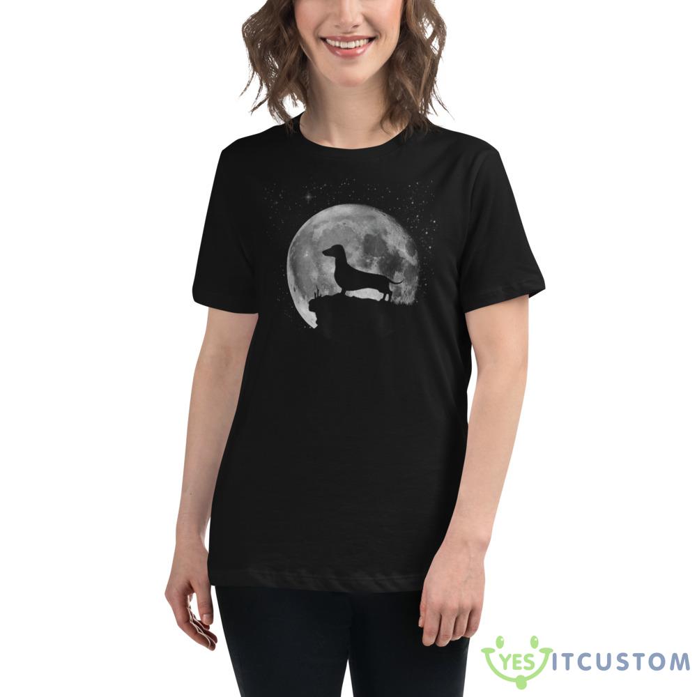 Dachshund Wiener Christmas Sweatshirt 3 Dachshund Wiener Christmas Sweatshirt - 6400 Women's Relaxed Short Sleeve Jersey Tee