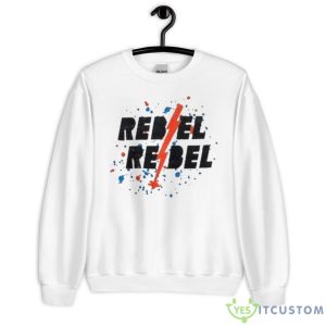David Bowie Rebel Organic Shirt - Unisex Heavy Blend Crewneck Sweatshirt