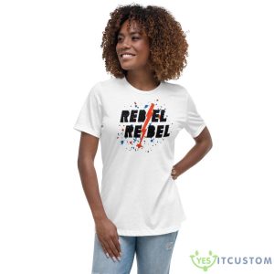 David Bowie Rebel Organic Shirt - Women's Relaxed Short Sleeve Jersey Tee