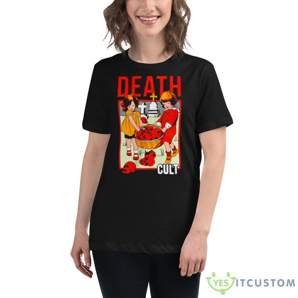 Death cult kid shirt 3 Death cult kid shirt - 6400 Women's Relaxed Short Sleeve Jersey Tee