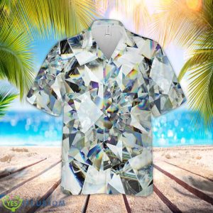 Diamond Hawaiian, Kaleidoscope Gemstone Hawaiian Shirt Product Photo 2