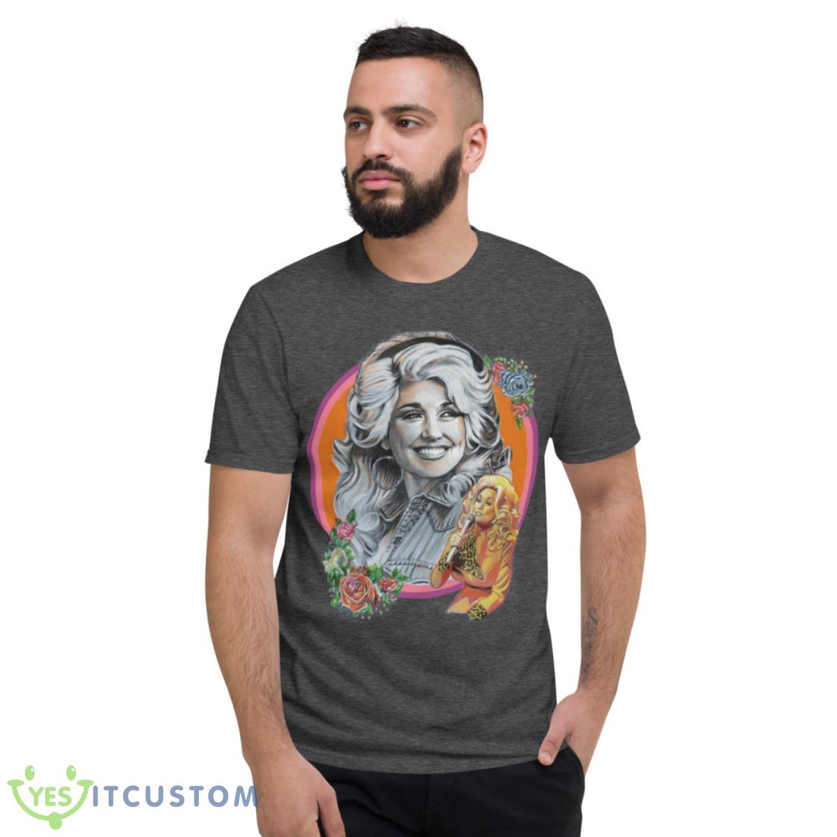 Dolly Parton Art T-Shirt 3 Dolly Parton Art T-Shirt - Short Sleeve T-Shirt-1