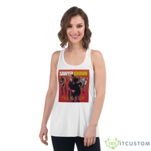Drive Me Wild Sawyer Brown Shirt - Women's Flowy Racerback Tank