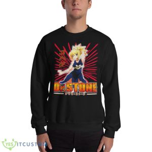 Drstone Anime Art Kohaku Chan Cute Graphics Shirt - 18000 Unisex Heavy Blend Crewneck Sweatshirt