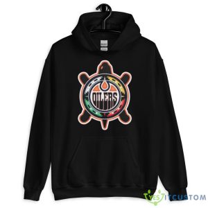 Edmonton Oilers Turtle shirt 7 Edmonton Oilers Turtle shirt - 18500 Unisex Heavy Blend Hooded Sweatshirt