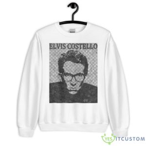 Elvis Costello Halftone 2023 Tour Shirt - Unisex Heavy Blend Crewneck Sweatshirt