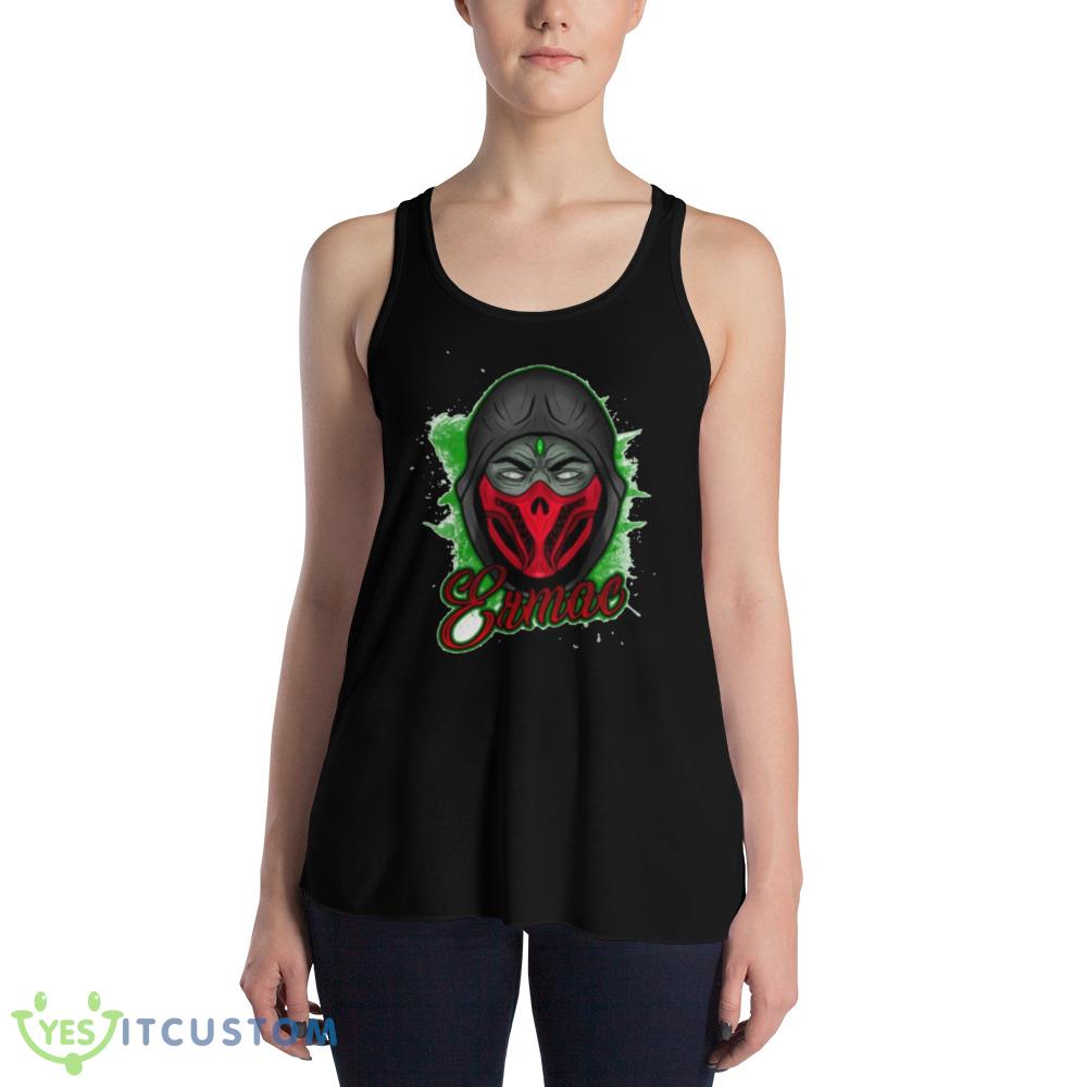 Ermac Character From Mortal Kombat Graphics Shirt 3 Ermac Character From Mortal Kombat Graphics Shirt - 8800 Women's Flowy Racerback Tank