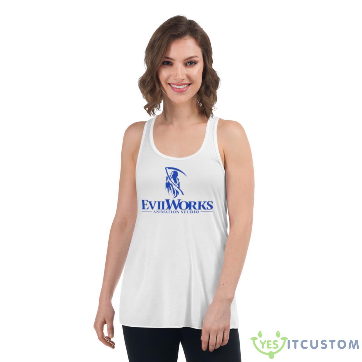Evil Works Animation studio shirt 4 Evil Works Animation studio shirt - Women's Flowy Racerback Tank