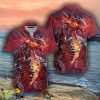 Fire Dragon Legend Aloha 3D Hawaii Shirts Summer For Mens And Womens - Fire Dragon Legend Aloha Hawaiian Shirt
