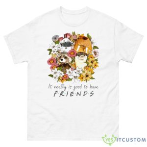Floral Rocket Racoon It Really Is Good To Have Friends Shirt - 500 Men’s Classic Tee Gildan