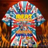 Funny BBQ Pig Grill Barbecue Aloha Hawaiian Shirt Product Photo 1