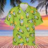 Funny Beer Party Busch Light Corn Hawaiian Button Shirt Product Photo 1
