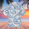 Funny Beer Party Busch Light Hawaiian Button Shirt Product Photo 1