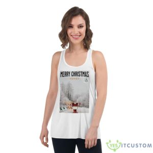 Funny Christmas Shirt - Women's Flowy Racerback Tank