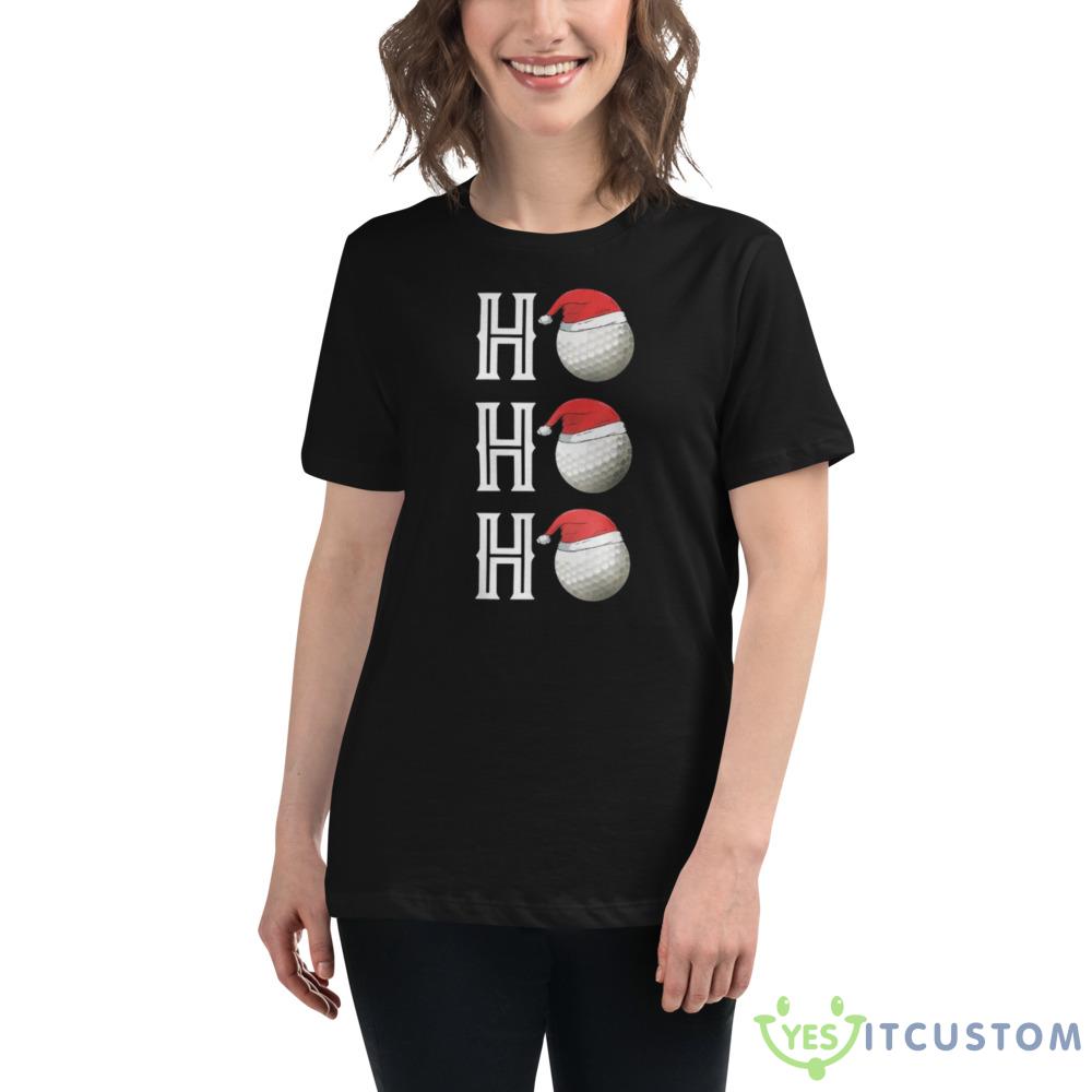 Funny Golf Ugly Christmas Sweatshirt 3 Funny Golf Ugly Christmas Sweatshirt - 6400 Women's Relaxed Short Sleeve Jersey Tee