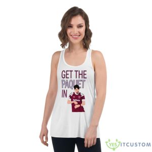 Get The Paquet In Shirt - Women's Flowy Racerback Tank