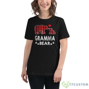 Gramma Bear Funny Ugly Christmas Sweatshirt 8 Gramma Bear Funny Ugly Christmas Sweatshirt - 6400 Women's Relaxed Short Sleeve Jersey Tee