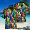Graphic Prints Parrot Turndown Going out Print Hawaiian Shirt For Men And Women - Graphic Prints Parrot Turndown Going out Print Hawaiian Shirt For Men And Women