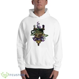 Green Smoke Zoro’s Jolly Roger One Piece Art shirt 7 Green Smoke Zoro’s Jolly Roger One Piece Art shirt - 18500 Unisex Heavy Blend Hooded Sweatshirt