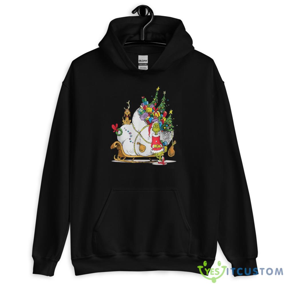 Grinch Sleigh Christmas Sweatshirt 2 Grinch Sleigh Christmas Sweatshirt - 18500 Unisex Heavy Blend Hooded Sweatshirt
