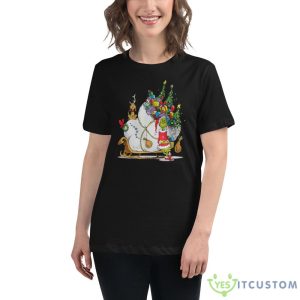 Grinch Sleigh Christmas Sweatshirt 8 Grinch Sleigh Christmas Sweatshirt - 6400 Women's Relaxed Short Sleeve Jersey Tee