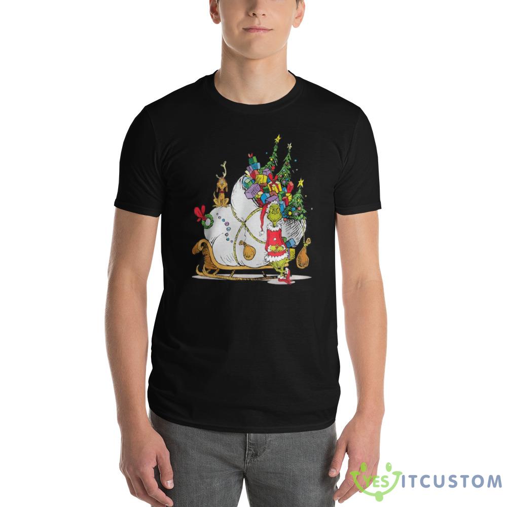 Grinch Sleigh Christmas Sweatshirt 13 Grinch Sleigh Christmas Sweatshirt - 980 Lightweight Fashion Short Sleeve T-Shirt