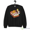 Gudetama breakfast in bed shirt - 18000 Unisex Heavy Blend Crewneck Sweatshirt