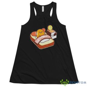 Gudetama breakfast in bed shirt 9 Gudetama breakfast in bed shirt - 8800 Women's Flowy Racerback Tank